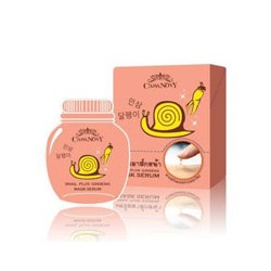 Серум-маска для лица с женьшенем и слизью улитки от Casanovy 10 мл / Casanovy Snail Plus Ginseng Mask Serum 10 ml