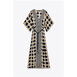 PRINTED KAFTAN DRESS