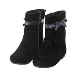 Ribbon Trim Boots