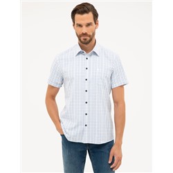 Mavi Regular Fit Kısa Kollu Gömlek