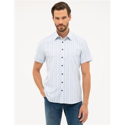Mavi Regular Fit Kısa Kollu Gömlek