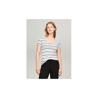 Stripe V-Neck Favorite T-Shirt