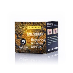 NATURE REPUBLIC SYN-AKE EYE Anti Wrinkle Cream / Крем для глаз SYN-AKE 15 мл