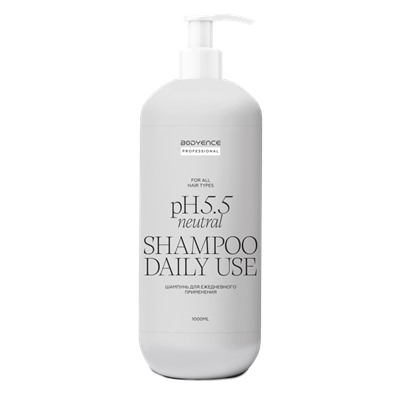 [BODYENCE] Шампунь для волос ЕЖЕДНЕВНЫЙ Shampoo Daily Use pH 5.5, 1000 мл