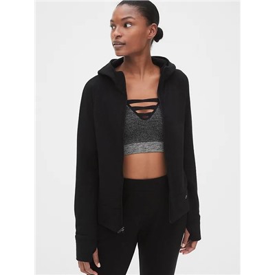 GapFit All Elements Fleece Full-Zip Hoodie