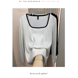 Симпатичный лонг в рубчик для девушек Plus Size