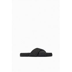 ROPE SANDALS WITH CRISS-CROSS STRAPS
