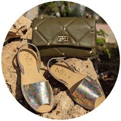 AB.Zapatos · 3207 · LIRIOS PLATINO+Ab.Zapatos PELLE Valentina (820) Xaki АКЦИЯ