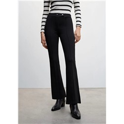 Pantalón flare botones -  Mujer | MANGO OUTLET Melilla