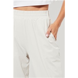 Pantalón cintura alta - Crudo
