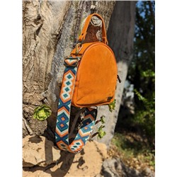 AB.Z · Pelle · mochila serraje (610) NARANJA-(150)-17 (5)