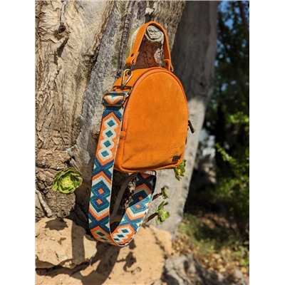 AB.Z · Pelle · mochila serraje (610) NARANJA-(150)-17 (5)