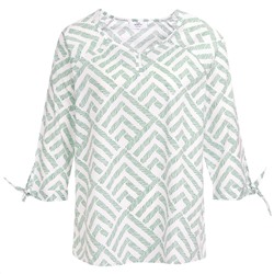 Damen Bluse mit Knotendetail