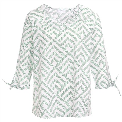 Damen Bluse mit Knotendetail