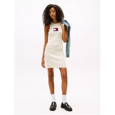 Tommy Jeans Ribbed Mini Sweater Dress