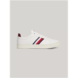 Signature Stripe Leather Court Sneaker