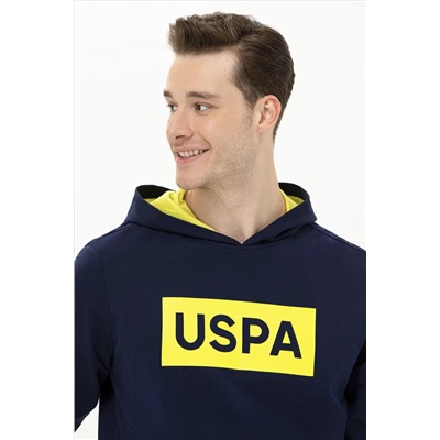 Erkek Lacivert Kapüşonlu Sweatshirt