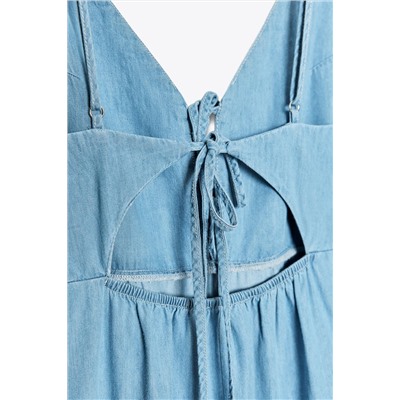 MIDI DRESS WITH BOWS