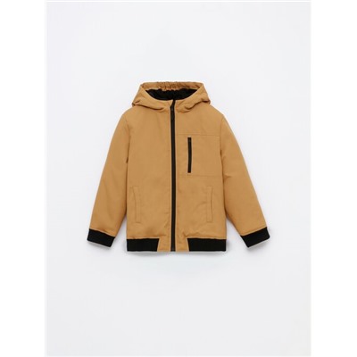 HOODED PUFFER JACKET
