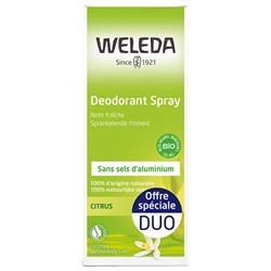Weleda Zitrus Deodorant Pack von 2 x 100 ml