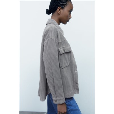 FRAYED CORDUROY JACKET