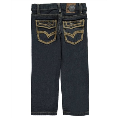 CHAMS LITTLE BOYS’ TODDLER “EMBROIDERED TRAIL” JEANS | Детские джинсы
