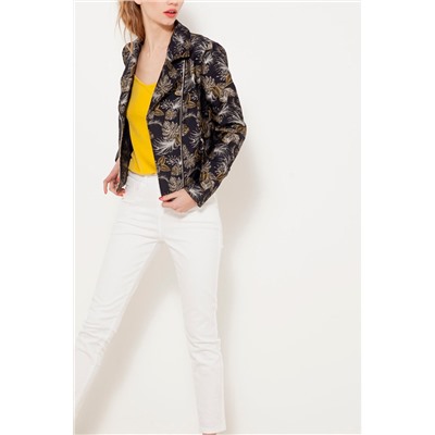 Chaqueta Negro y caqui