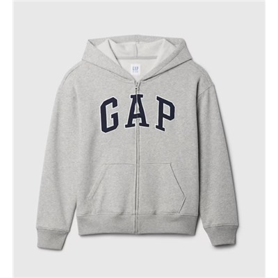 Kids Relaxed Gap Logo Zip Hoodie