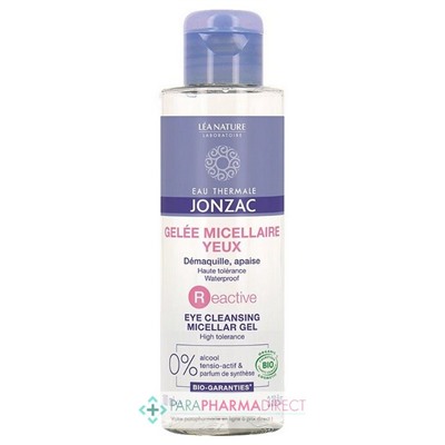 Eau Thermale Jonzac - Reactive - Gelée Micellaire Yeux BIO 100ml