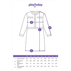 Платье PLAYTODAY, 1124559