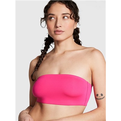 PINK BRALETTES & BRA TOPS BASE STRETCH BANDEAU BRA
