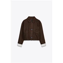 CHAQUETA CORTA CON LINO