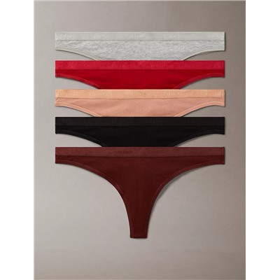Modern Logo 5-Pack Thong
