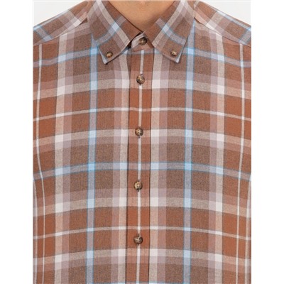 Bordo Regular Fit Uzun Kollu Gömlek