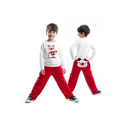 Denokids Geyikli Kadife Erkek Takım CFF-21K1-065