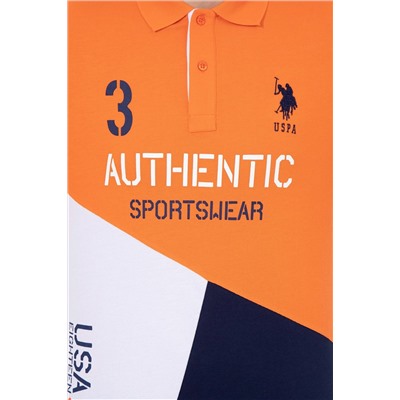 Erkek Turuncu Polo Yaka Tişört