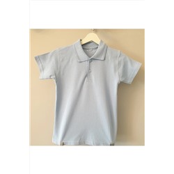 moonsher Unisex Çocuk Polo Yaka Okul T-shirt ( Kısa Kol) %100 Cotton SER-OKL005