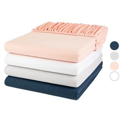 LIVARNO home Jersey Spannbettlaken, 90-100 x 200 cm