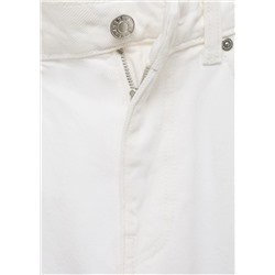 Jeans Blanca rectos crop