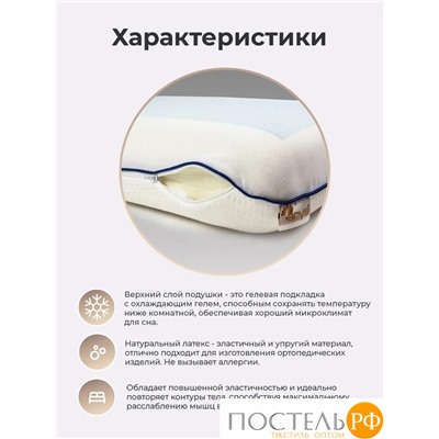 Подушка Arya Гелевая В Сумке 50X30X10 Memory Foam