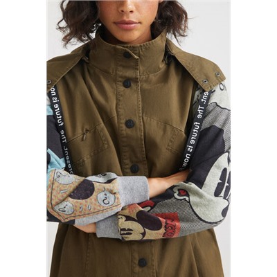 Parka capucha Mickey Mouse