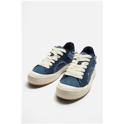 DENIM SKATE TRAINERS