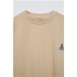 T-SHIRT WITH EMBROIDERED MOTIFS