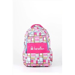 United Colors of Benetton Benetton Okul Çantası - 76110 Pink BNT76110