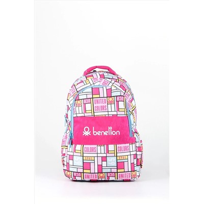 United Colors of Benetton Benetton Okul Çantası - 76110 Pink BNT76110