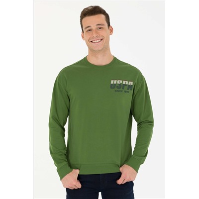 Erkek Yeşil Sweatshirt