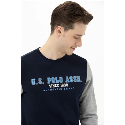 Erkek Lacivert Kapüşonlu Sweatshirt