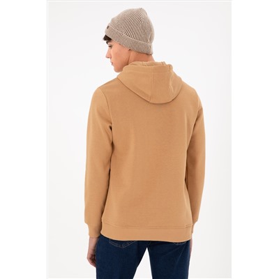 Erkek Camel Basic Sweatshirt