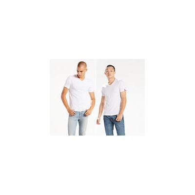 Slim Fit V-Neck Tee Shirt (2-Pack)