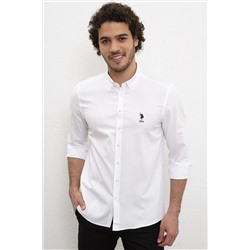 U.S. Polo Assn. Erkek Beyaz Gömlek G081GL004.000.1105592